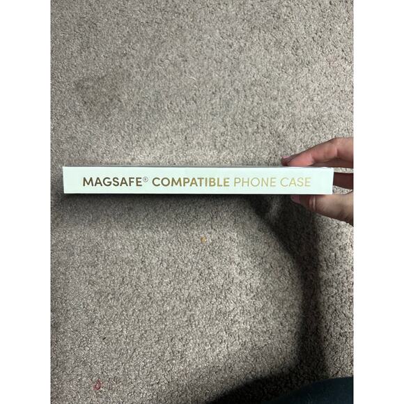 XO Poppy IPHONE 13/12 Pro Max Phone Case MagSafe Compatible Silicone Cream Color - Picture 4 of 5